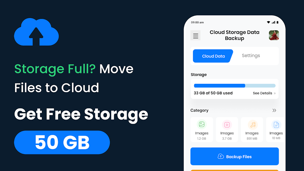 Cloud Storage: Data Backup App